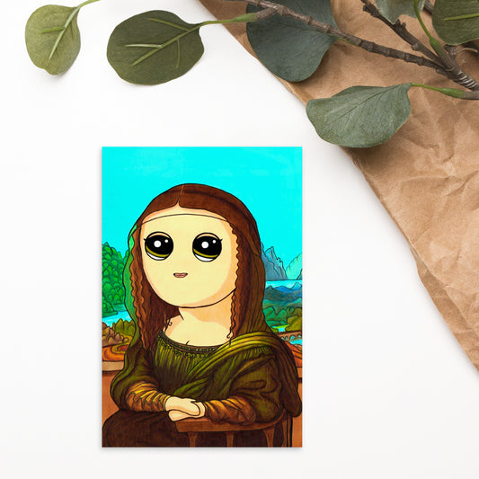 Postal Mona Lisa